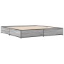 Giroletto Grigio Sonoma 200x200 cm in Legno Multistrato Metallo