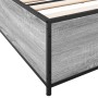 Giroletto Grigio Sonoma 200x200 cm in Legno Multistrato Metallo