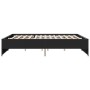 Giroletto Nero 200x200 cm in Legno Multistrato e Metallo