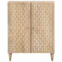 Credenza 60x33x75 cm in Legno Massello di Mango