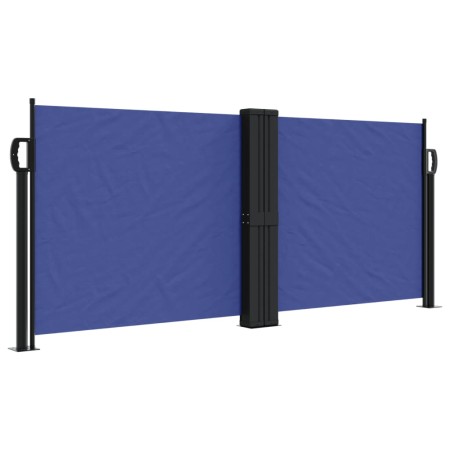 Tenda da Sole Laterale Retrattile Blu 100x600 cm