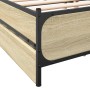 Giroletto Cassetti Rovere Sonoma 135x190 cm Legno Multistrato