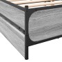 Giroletto Cassetti Grigio Sonoma 120x190 cm Legno Multistrato