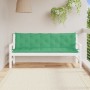 Cuscini Panca da Giardino 2pz Verdi 180x50x7cm Tessuto Oxford