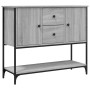 Credenza Grigio Sonoma 100x36x85 cm in Legno Multistrato