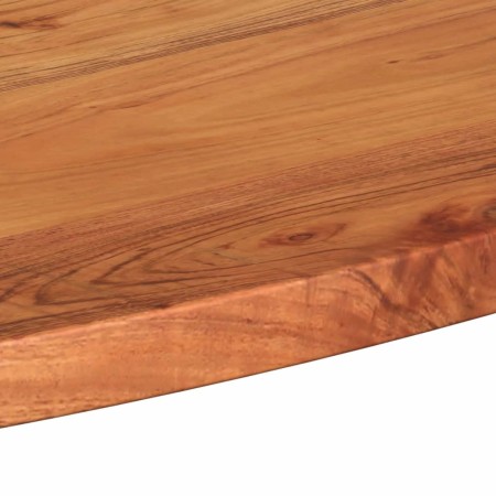 Piano Tavolo 90x40x3,8 cm Ovale in Legno Massello di Acacia