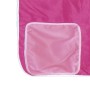 Letto a Soppalco con Tunnel Bambini Rosa 80x200cm Massello Pino