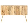 Credenza 118x30x75 cm in Legno Massello di Mango