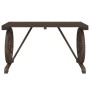 Set da Pranzo da Giardino 3 pz in Legno Massello di Abete