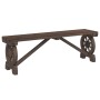 Set da Pranzo da Giardino 3 pz in Legno Massello di Abete