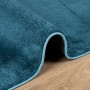 Tappeto OVIEDO a Pelo Corto Turchese 160x160 cm