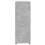 Credenza Grigio Cemento 60x31x84 cm in Legno Multistrato