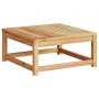 Set Salotto da Giardino 8 pz con Cuscini Legno Massello Acacia