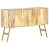 Credenza 118x30x75 cm in Legno Massello di Mango