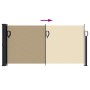 Tenda da Sole Laterale Retrattile Beige 100x300 cm