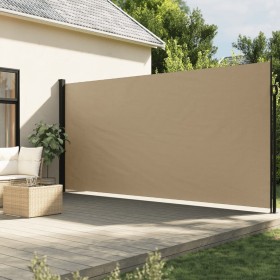 Tenda da Sole Laterale Retrattile Beige 200x600 cm