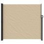 Tenda da Sole Laterale Retrattile Beige 180x500 cm