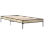 Giroletto Rovere Sonoma 90x190cm in Legno Multistrato e Metallo