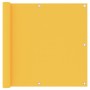 Paravento Balcone Giallo 90x600 cm Tessuto Oxford