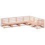 Set Divani da Giardino 6 pz in Legno Massello Abete Douglas