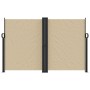 Tenda da Sole Laterale Retrattile Beige 160x1200 cm