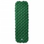 Materasso da Campeggio Gonfiabile 1 Persona Verde 190x58x6 cm