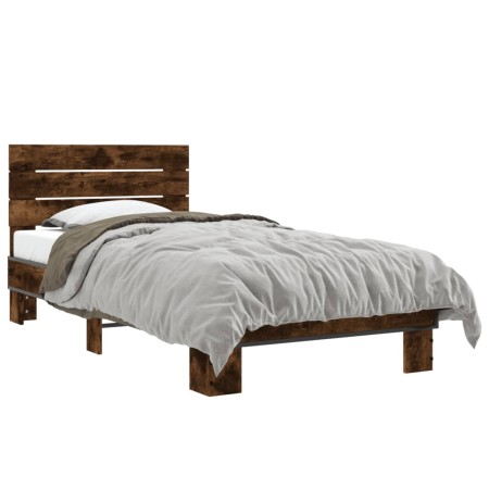 Giroletto Rovere Fumo 75x190 cm in Legno Multistrato e Metallo