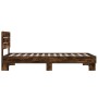 Giroletto Rovere Fumo 75x190 cm in Legno Multistrato e Metallo