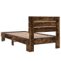 Giroletto Rovere Fumo 75x190 cm in Legno Multistrato e Metallo