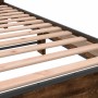 Giroletto Rovere Fumo 75x190 cm in Legno Multistrato e Metallo