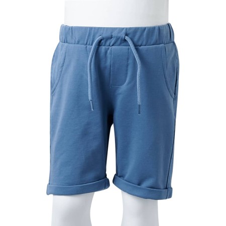 Pantaloncini per Bambini con Coulisse Blu Scuro 92