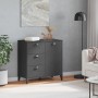 Credenza VIKEN Antracite 80x40x80 cm in Legno Multistrato