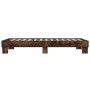 Giroletto Rovere Fumo 90x190 cm in Legno Multistrato e Metallo