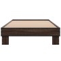 Giroletto Rovere Marrone 90x190 cm Legno Multistrato e Metallo