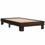 Giroletto Rovere Marrone 90x190 cm Legno Multistrato e Metallo