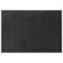 Tappeto Rettangolare Grigio 70x100 cm in Bambù