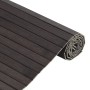 Tappeto Rettangolare Marrone Scuro 100x200 cm in Bambù