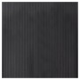 Tappeto Rettangolare Grigio 100x100 cm in Bambù