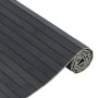 Tappeto Rettangolare Grigio 100x100 cm in Bambù