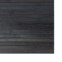 Tappeto Rettangolare Grigio 100x100 cm in Bambù