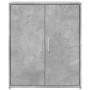 Credenze 2 pz Grigio Cemento 60x31x70 cm in Legno Multistrato