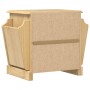 Comodino Corona 45x35x47,5 cm in Legno Massello di Pino