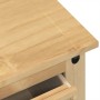 Cassettiera Corona 92x48x114 cm in Legno Massello di Pino