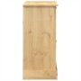 Cassettiera Corona 110x43x91 cm in Legno Massello di Pino