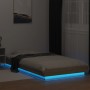 Giroletto con Luci LED Rovere Sonoma 90x200cm Legno Multistrato