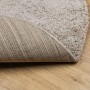 Tappeto Shaggy PAMPLONA a Pelo Lungo Moderno Beige Ø 120 cm