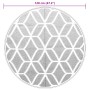 Tappeto da Esterno Grigio Ø120 cm in PP