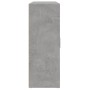 Credenze 3 pz Grigio Cemento 60x31x84 cm in Legno Multistrato