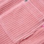 Abito Scamiciato da Bambina Velluto a Coste Rosa Chiaro 104