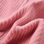 Abito Scamiciato da Bambina Velluto a Coste Rosa Chiaro 104